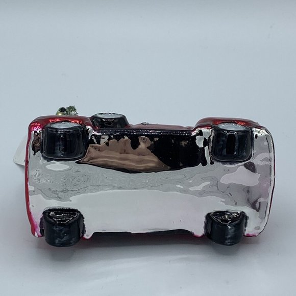 Red Truck Glass Tree Christmas Ornament Ashland NEW - Picture 9 of 13